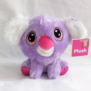 Cute Koala Bear Love Hearts Plush Stuffed Animal, New With Tag.